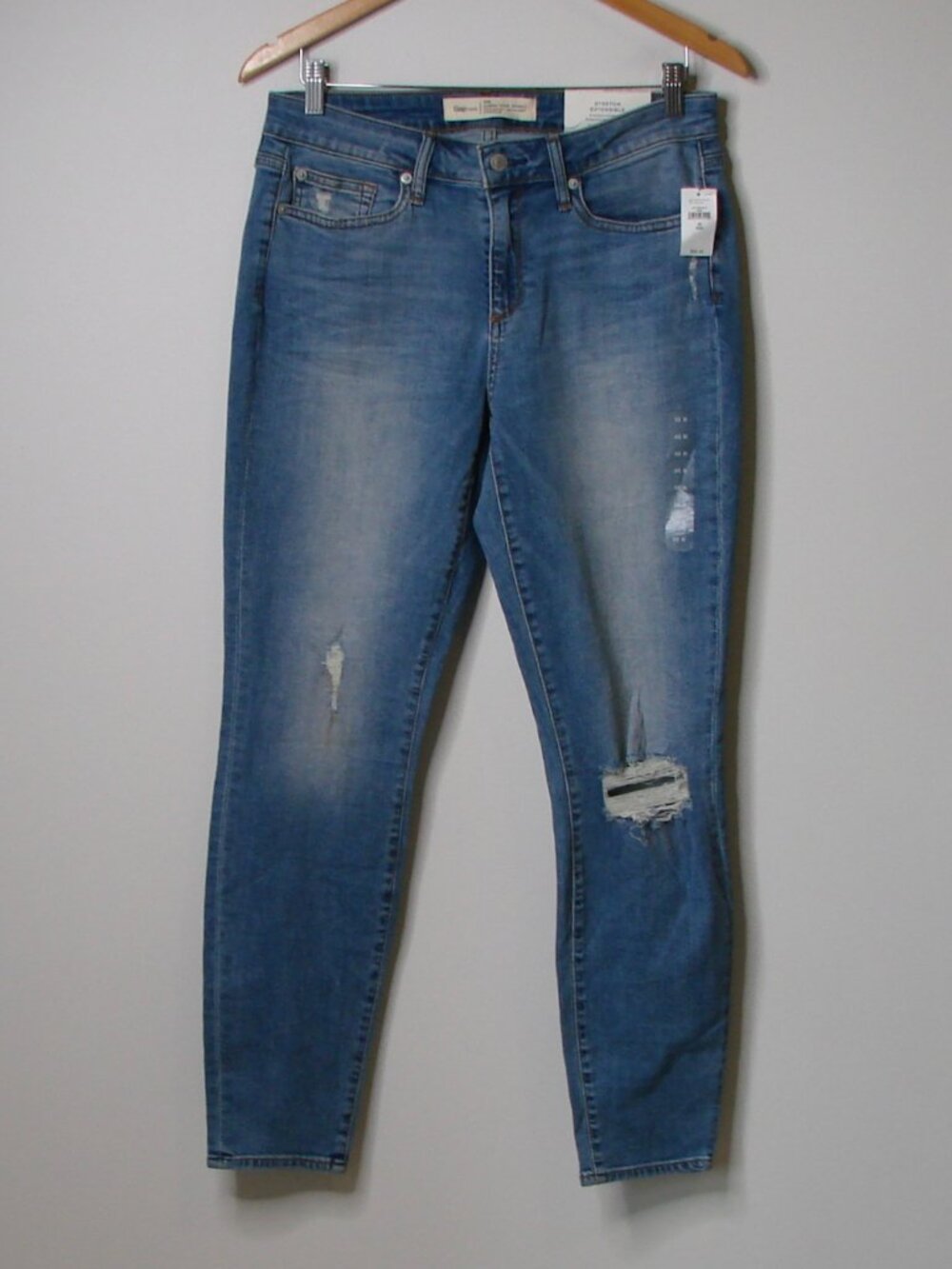 GAP Curvy True Skinny Jeans Stretch Medium Wash NEW WITH TAGS NWT Size 30 R